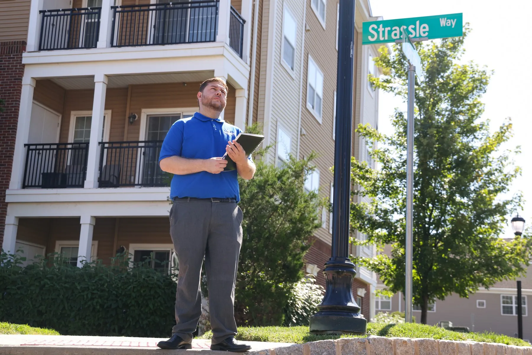 An RPMG property manager on site at a New Jersey apartment community